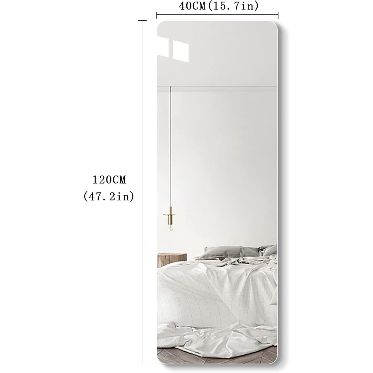 Wall Sticking Acrylic Mirror