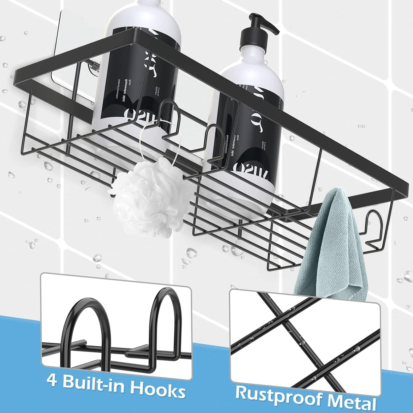 Bathroom Shelves - 2 Pcs